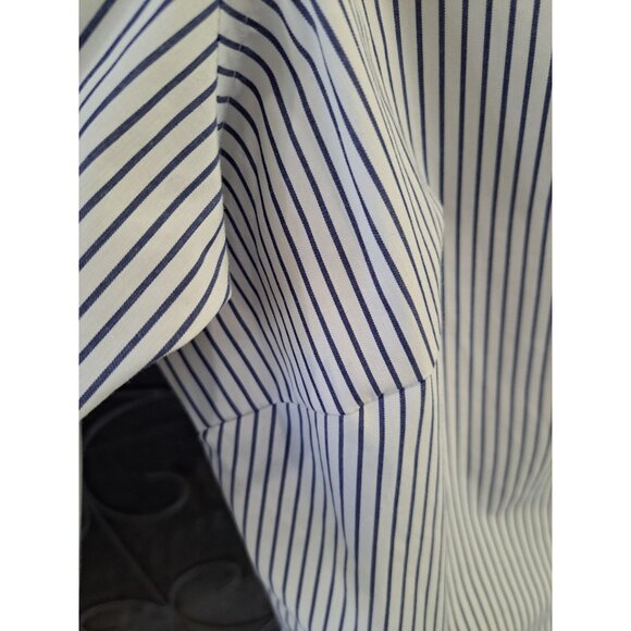 Lauren Ralph Lauren Womens Non-Iron Striped Button-Down Shirt 1X Cotton - Picture 4 of 12